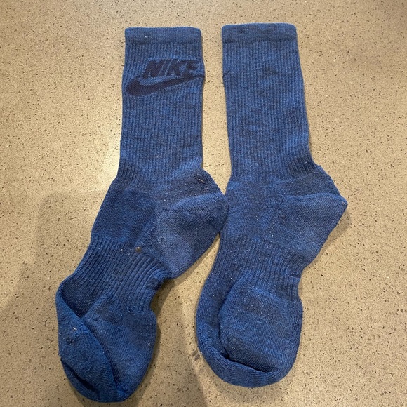 Navy Blue Nike Socks - Picture 1 of 3